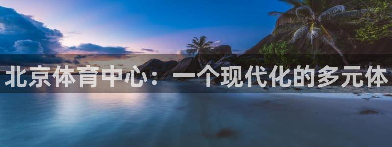 凯捷体育平台注册流程图：北京体育中心：一个现代化的多