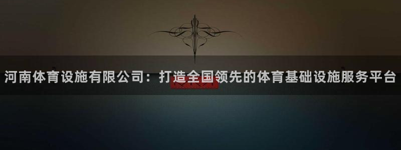凯捷集团官网：河南体育设施有限公司：打造全国领先的体