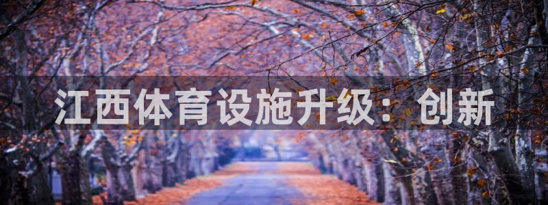 凯捷体育：江西体育设施升级：创新