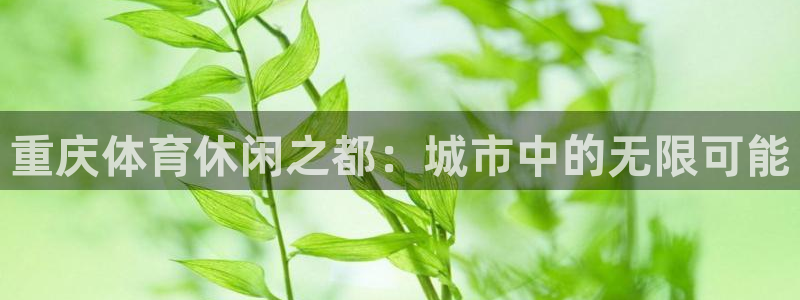 海南凯捷体育发展怎么样：重庆体育休闲之都：城市中的无