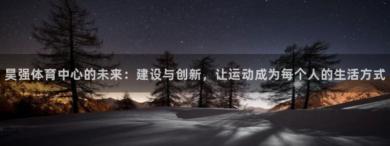凯捷体育平台是正规平台吗安全吗：昊强体育中心的未来：