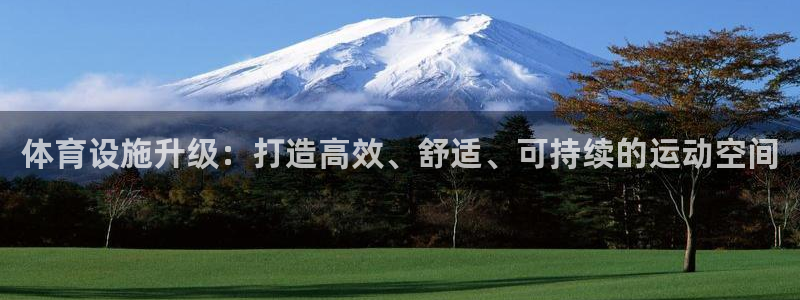 凯捷体育开户：体育设施升级：打造高效、舒适、可持续的