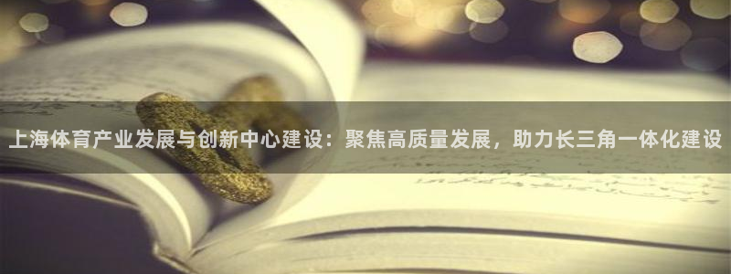 凯捷体育神州：上海体育产业发展与创新中心建设：聚焦高