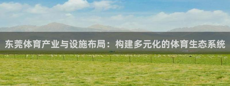 凯捷体育集团官网首页网址：东莞体育产业与设施布局：构